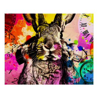 Houd de lijn perfect poster