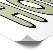 Houd de lijn poster (Hoek)