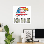Houd de lijn poster (Thuiskantoor)