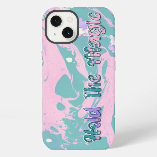 Houd de magie vast iPhone hoesje (Achterkant)