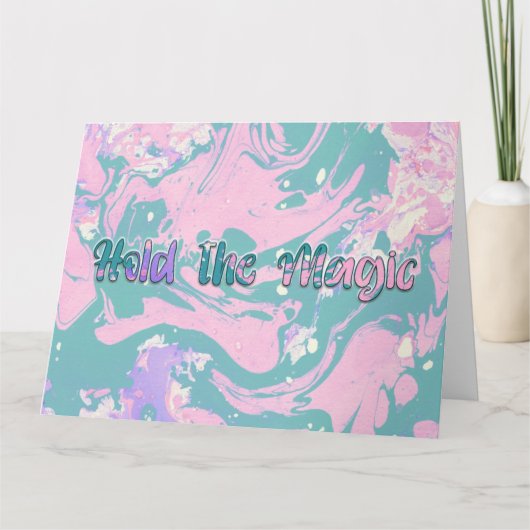Houd de Magie vast Kaart (Voorkant)
