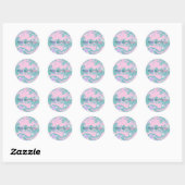 Houd de Magie vast Ronde Sticker (Vel)