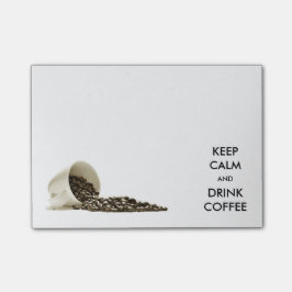 Houd de Nota's van de Koffie van de Koffie van de  Post-it® Notes