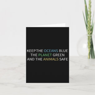 Houd de oceanen blauw Milieubescherming, CLI Kaart