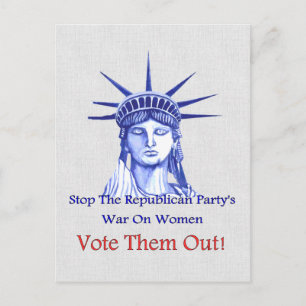 Houd de Oorlog op Vrouwen tegen Briefkaart