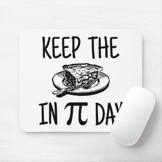Houd de pin op de i-dag muismat (Met muis)