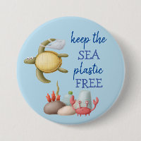 Houd de plastic flesjes van het Zee