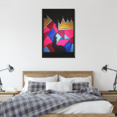Houd de Queen Safe Canvas Print (Insitu (Slaapkamer))