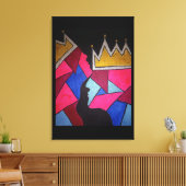 Houd de Queen Safe Canvas Print (Insitu (Woonkamer))