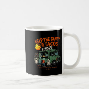 Houd De Snoepjes Ik Neem De Tacos - Halloween Taco Koffiemok