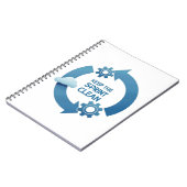 Houd de sprint schoon notitieboek (Linkerzijde)