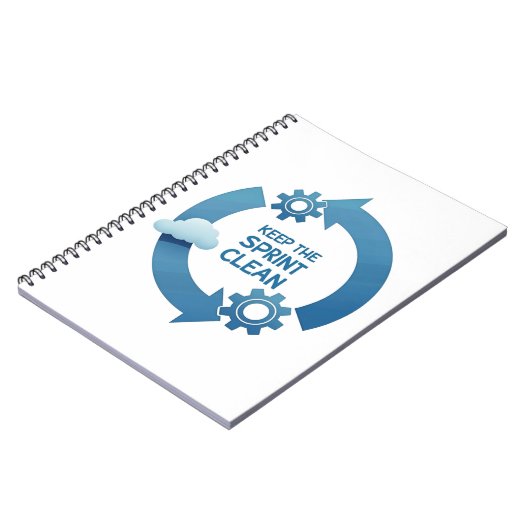 Houd de sprint schoon notitieboek (Linkerzijde)