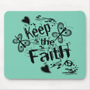 Houd de standaard Muismat van Faith Graffiti
