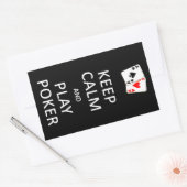 HOUD DE stickers VAN DE POKER VAN DE KALK EN VAN H (Envelop)