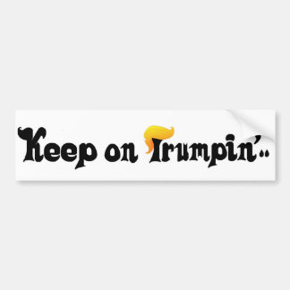HOUD DE TRUMPIN AAN! MAGA HAAR DAG 2020 BUMPERSTICKER