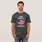Houd de Trumpless anti-troep van Amerika T-shirt (Voorkant volledig)
