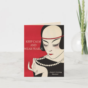 Houd de Uitnodiging van de Douche van Deco van de