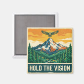Houd De Visie Magneet (Voorkant / Achterkant)