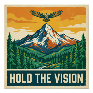 Houd De Visie Perfect Poster