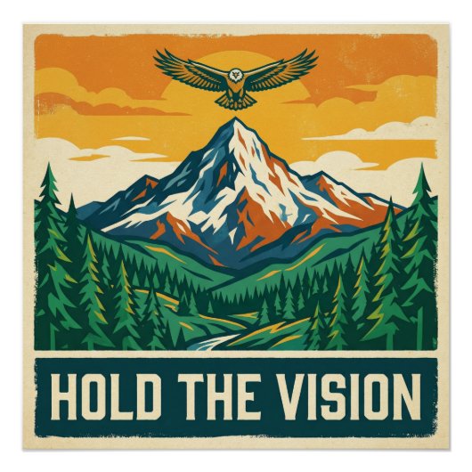 Houd De Visie Perfect Poster (Voorkant)
