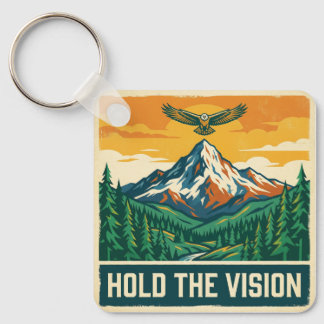Houd De Visie Sleutelhanger