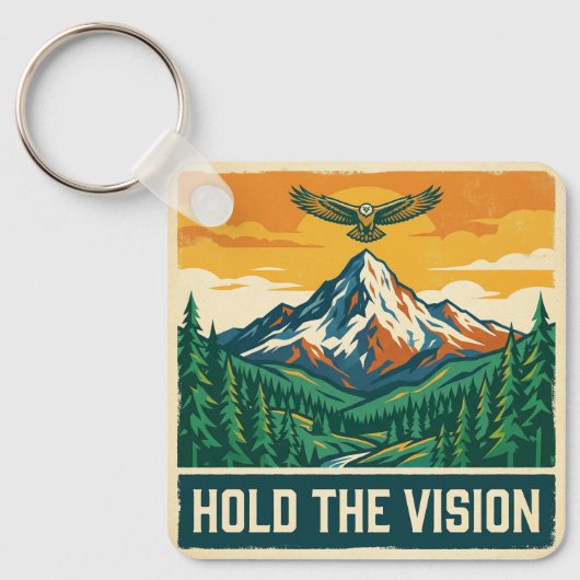 Houd De Visie Sleutelhanger (Voorkant)