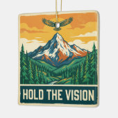 Houd De Visie Vast Keramisch Ornament (Links)