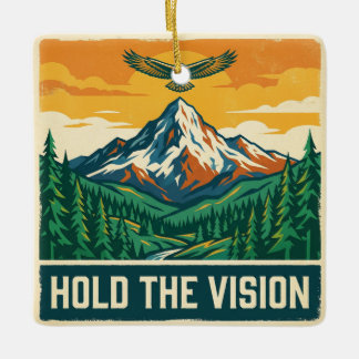 Houd De Visie Vast Keramisch Ornament