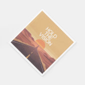 Houd de Visie Vast Servet (Hoek)