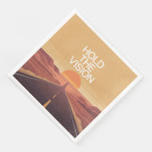 Houd De Visie Vast Servet (Hoek)