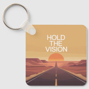 Houd De Visie Vast Sleutelhanger