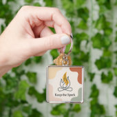 Houd De Vlam Brandend Sleutelhanger (Hand)