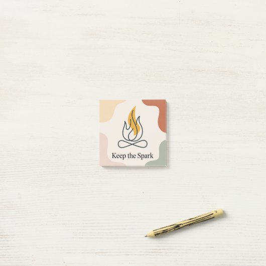 Houd De Vlam Levend Post-it® Notes (Op bureau)