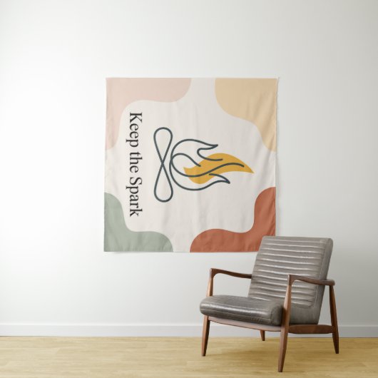 Houd De Vlam Levend Wandkleed (In Situ (horizontaal))