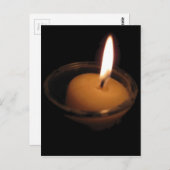 Houd de vlambranderkaars briefkaart (Voorkant / Achterkant)