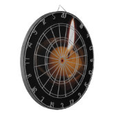 Houd de vlambranderkaars dartbord (Voorkant Links)