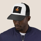 Houd de vlambranderkaars trucker pet (In situ)