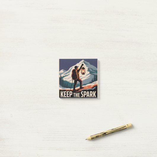Houd De Vonk Levend Post-it® Notes (Op bureau)