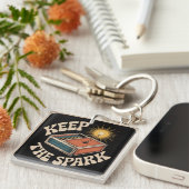 Houd De Vonk Levend Sleutelhanger (Voorkant Rechts)