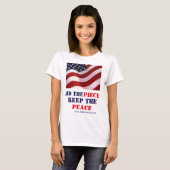 HOUD DE VREDE T-SHIRT (Voorkant volledig)