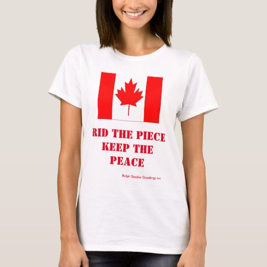 HOUD DE VREDE T-SHIRT (Voorkant)