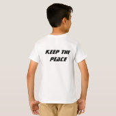 Houd de vredest-shirts t-shirt (Achterkant volledig)