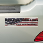 HOUD DE WIJZIGING BUMPERSTICKER (Op auto)