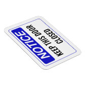 HOUD DEZE DEUR DICHT MAGNEET (Rechterzijde)