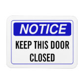 HOUD DEZE DEUR DICHT MAGNEET (Horizontaal)