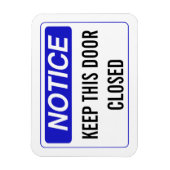 HOUD DEZE DEUR DICHT MAGNEET (Verticaal)