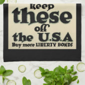 Houd deze van de VS Theedoek (Gevouwen)