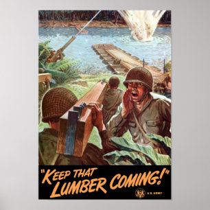 Houd die luber aan de beurt — WWII Poster