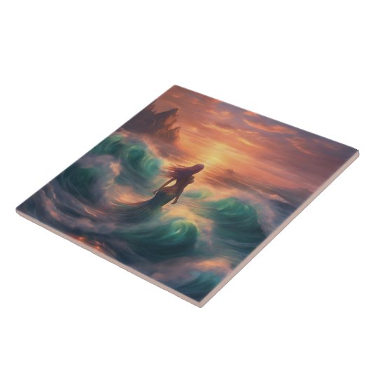 Houd dit ontwerp of creëer uw eigen ontwerp tegeltje (Zijkant)