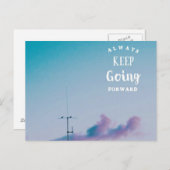 Houd doorgaand briefkaart (Voorkant / Achterkant)